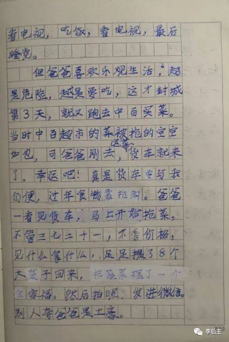 口罩里的春天，一个三年级小学生的抗疫日记