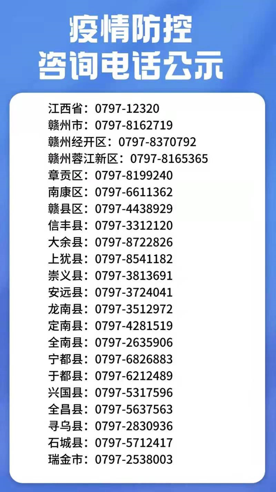 江西省新冠疫情指挥部电话，关键时刻的生命线