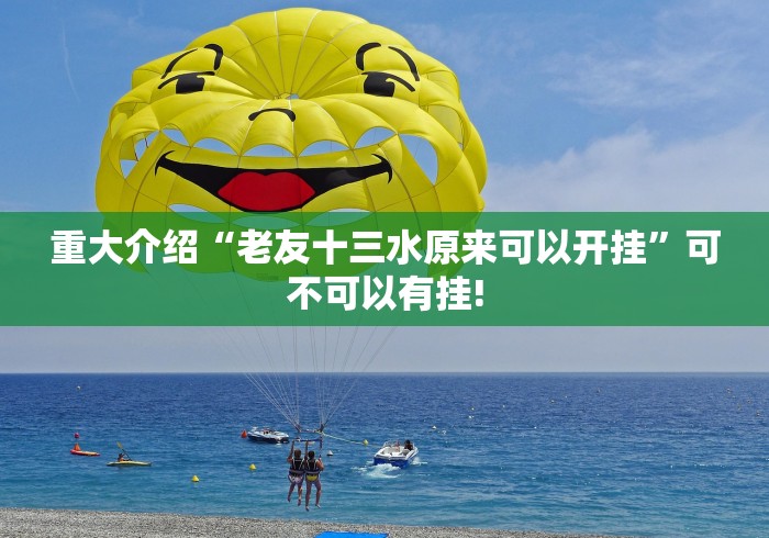 重大介绍“老友十三水原来可以开挂”可不可以有挂! 重大介绍“老友十三水原来可以开挂”可不可以有挂!