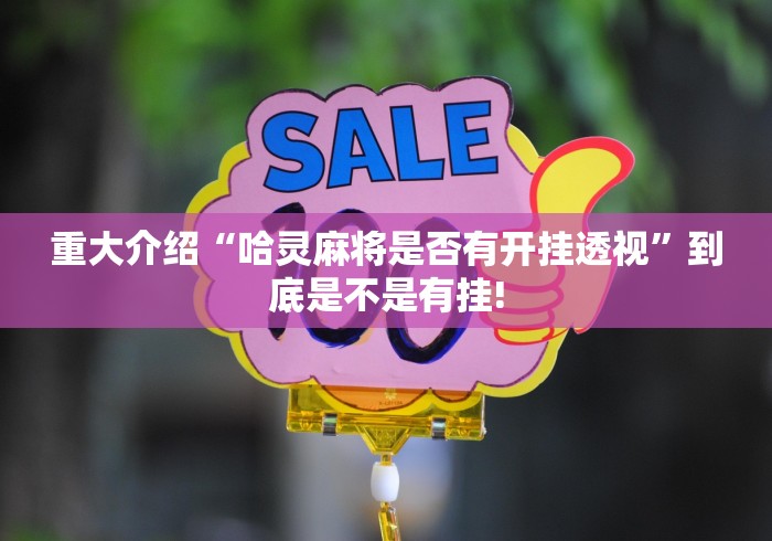 重大介绍“哈灵麻将是否有开挂透视”到底是不是有挂!