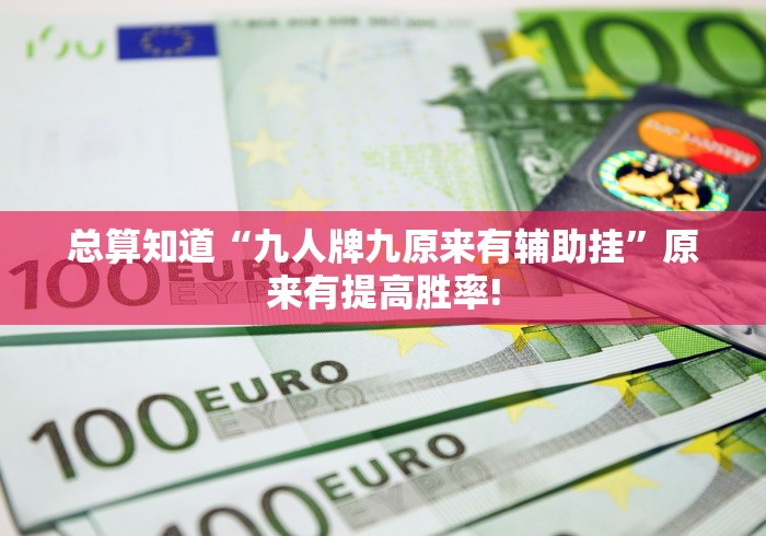 总算知道“九人牌九原来有辅助挂”原来有提高胜率! 总算知道“九人牌九原来有辅助挂”原来有提高胜率!