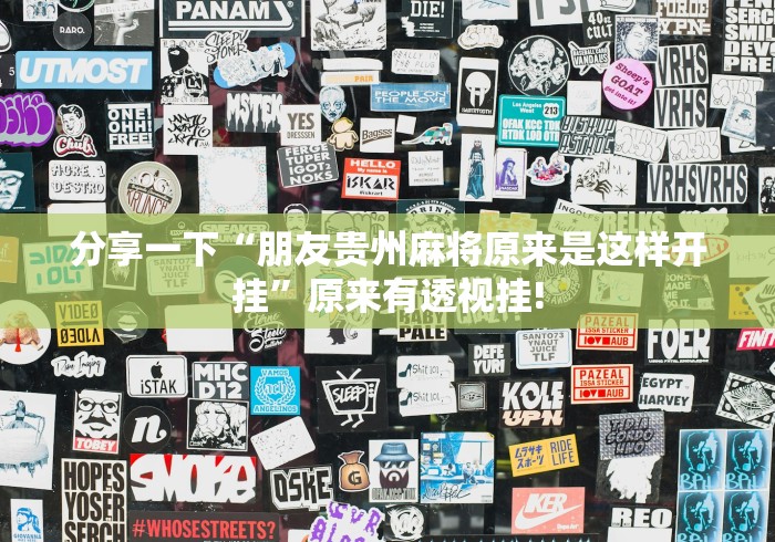 分享一下“朋友贵州麻将原来是这样开挂”原来有透视挂!