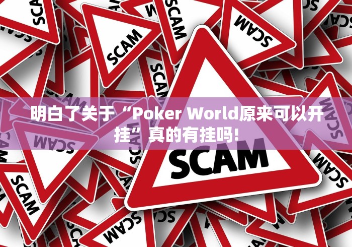 明白了关于“Poker World原来可以开挂”真的有挂吗! 明白了关于“Poker World原来可以开挂”真的有挂吗!
