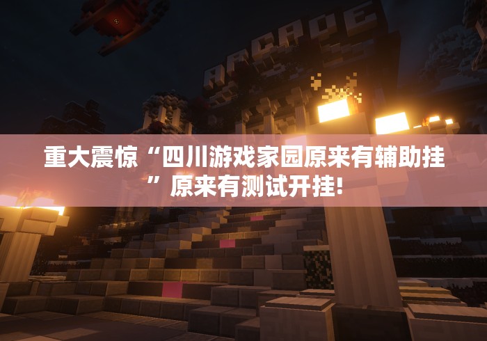 重大震惊“四川游戏家园原来有辅助挂”原来有测试开挂!