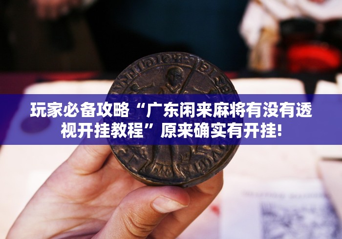 玩家必备攻略“广东闲来麻将有没有透视开挂教程”原来确实有开挂!