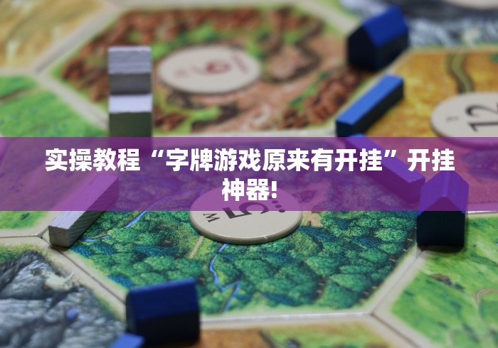 实操教程“字牌游戏原来有开挂”开挂神器!