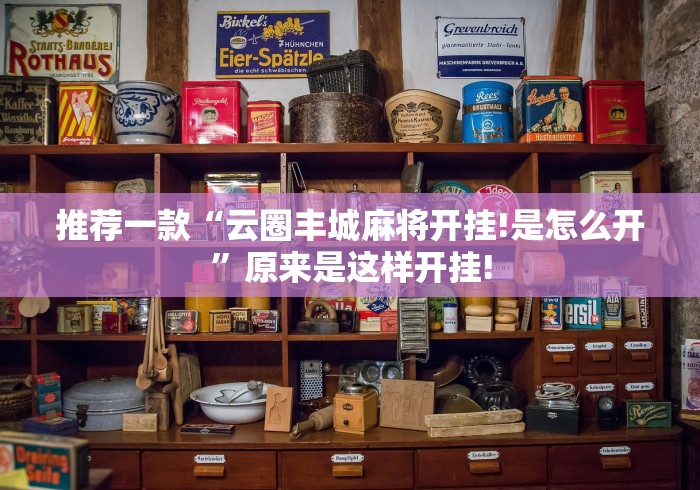 推荐一款“云圈丰城麻将开挂!是怎么开”原来是这样开挂!