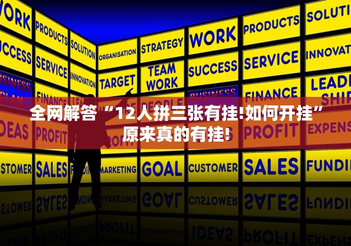 全网解答“12人拼三张有挂!如何开挂”原来真的有挂!