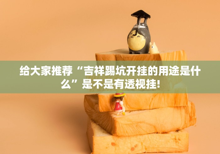 给大家推荐“吉祥踢坑开挂的用途是什么”是不是有透视挂! 给大家推荐“吉祥踢坑开挂的用途是什么”是不是有透视挂!